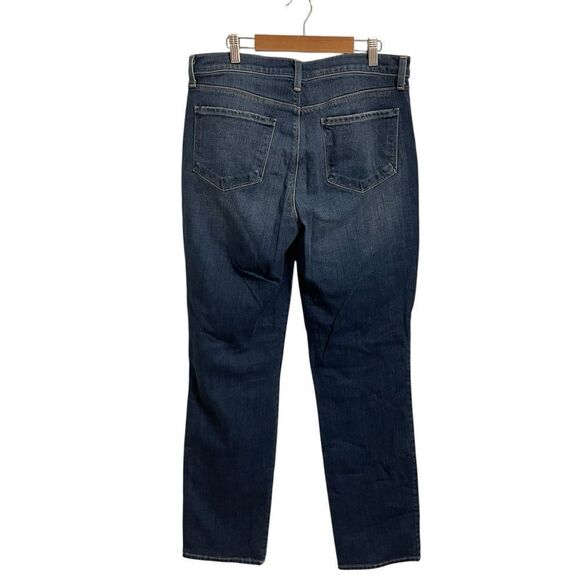 L'agence Dean High Rise Straight Leg Jeans Dark Wash Size 32 - Picture 4 of 6